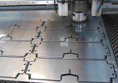 Decorative cut steel screen panel