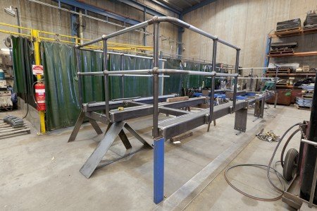 Large welded steel skid fabricated at Pressform, Perth