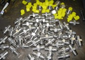 Prototype cut and machined steel part