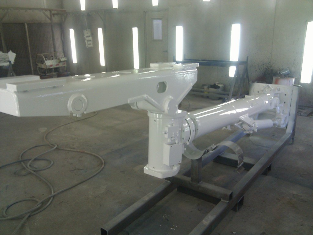 Painted fabricated assembly made from laser cut components at Pressform
